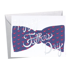 Father's Day Whale Bow Tie