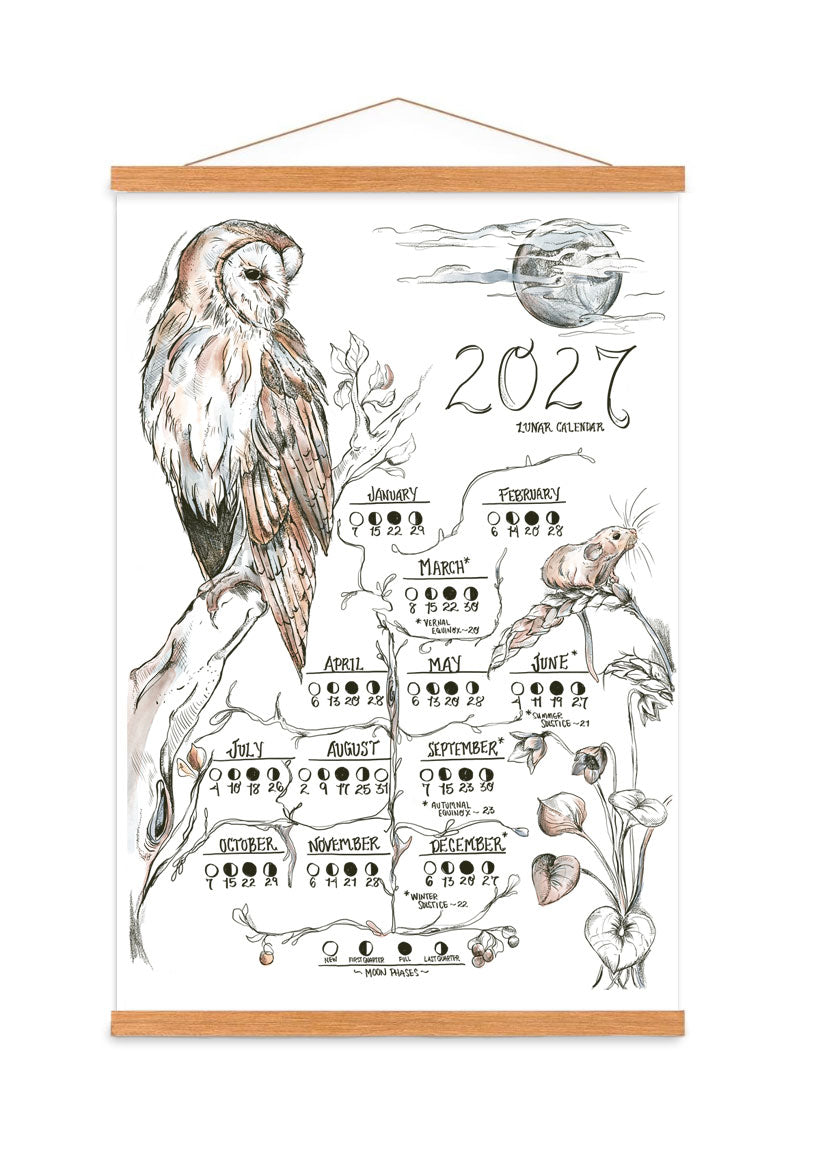 2027 Lunar Wall Calendar
