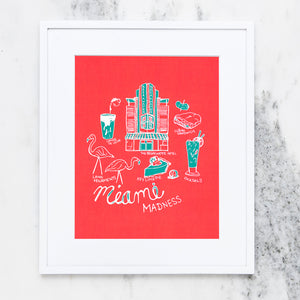 Miami Madness Art Print