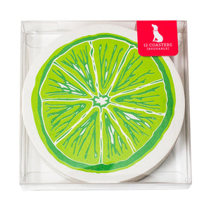 Slice of Lime Coaster Set
