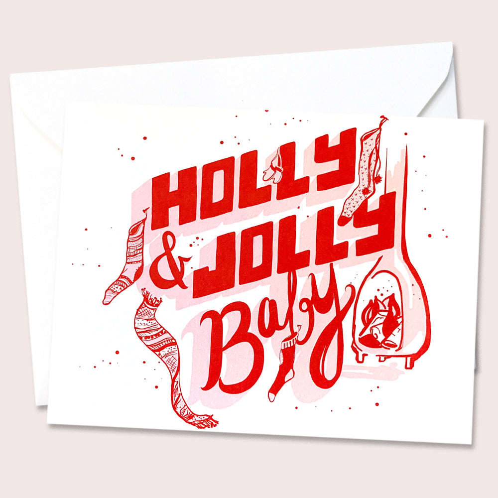 Holly & Jolly Card