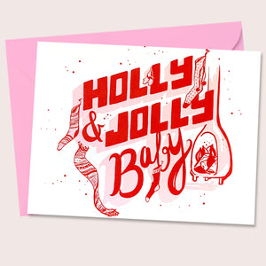 Holly & Jolly Card
