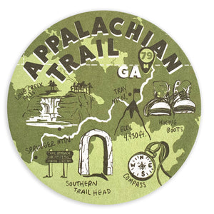 Appalachian Trail (GA) Coaster Set