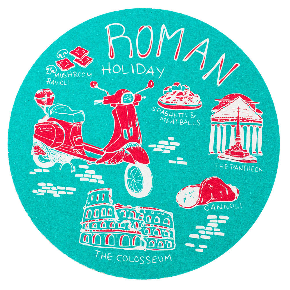 Roman Holiday Coaster Set