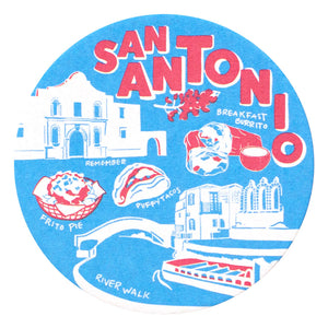 San Antonio Coaster Set