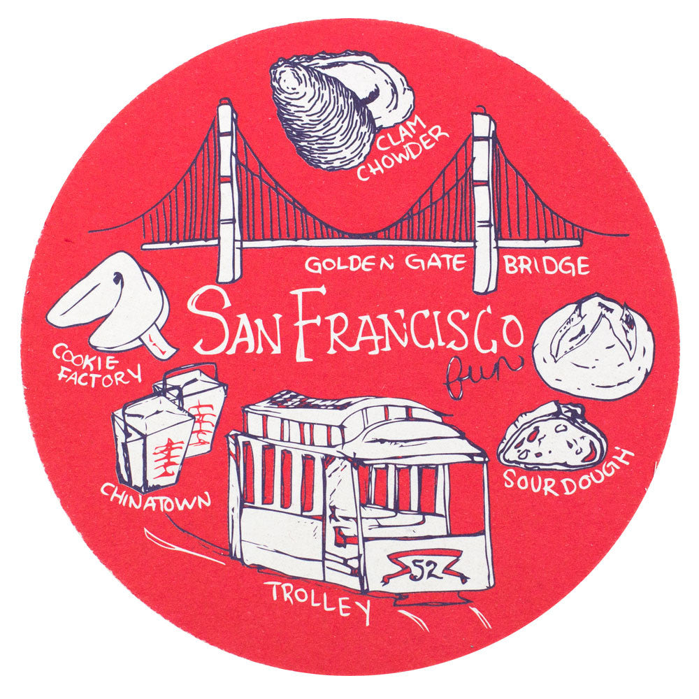 San Francisco Fun Coaster Set
