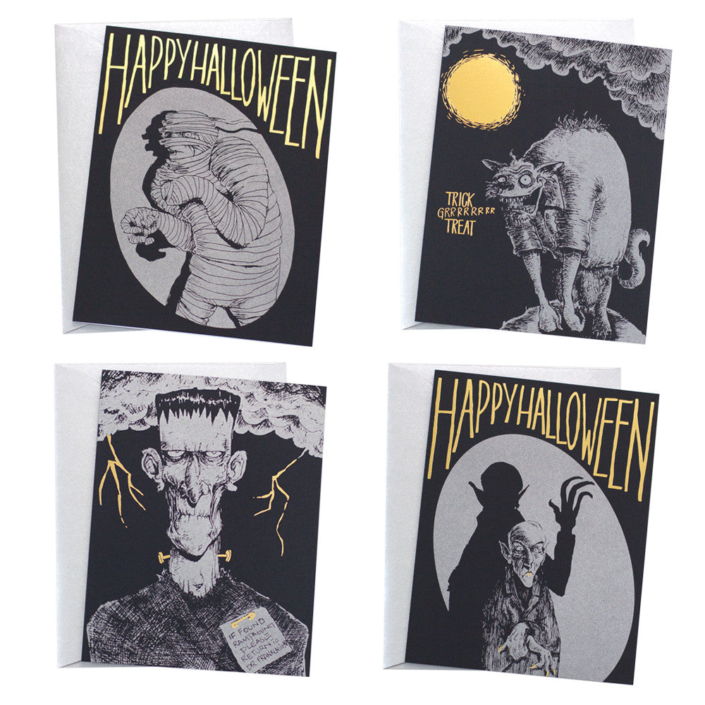 vintage halloween monsters Classic Movie Monster Collection