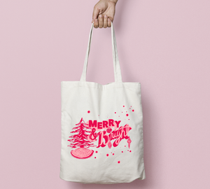 Merry & Bright Holiday Tote