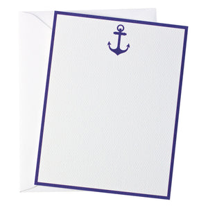 Nantucket Anchor Note Card